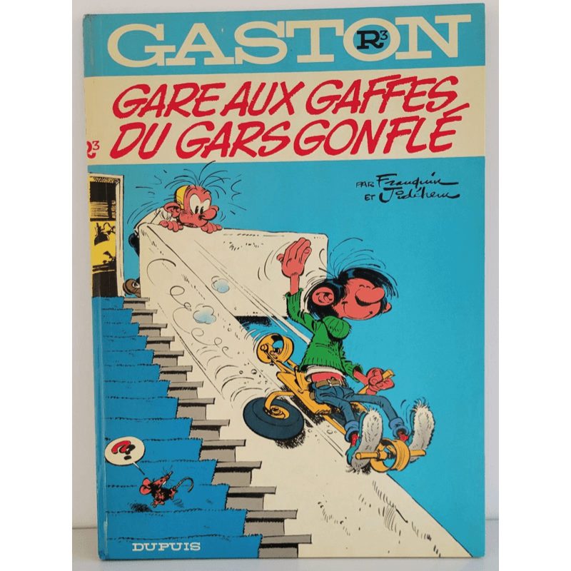Gaston R3 / Franquin / Gare aux Gaffes du Gars Gnflé / C - 1 Album - EO - 1973 Gaston R3 / Franquin / Gare aux Gaffes du Gars Gnflé / C - 1 Album - EO - 1973