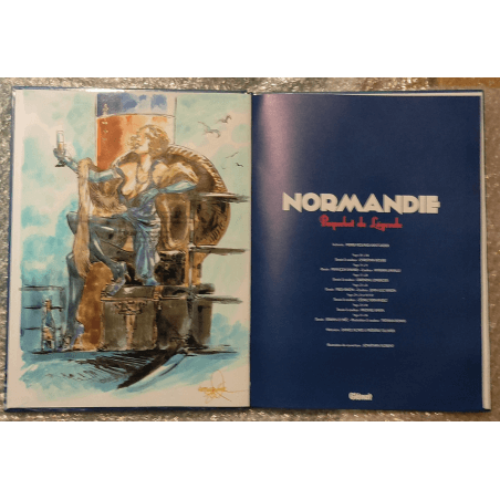  Normandië, legendarische liner / Kleuropdracht Lemercier G. / C - 1 Album - EO - 2011