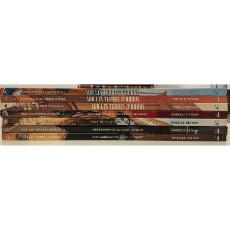  On the lands of Horus T.01 to T.07 / Dethan color dedication / 7x C / 7 Albums / EO / 2001/2008