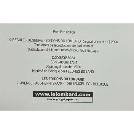 The Last Book of the Jungle T.03 / Spring / Colour Dedication Filed H. / C 1 Album / EO / 2006