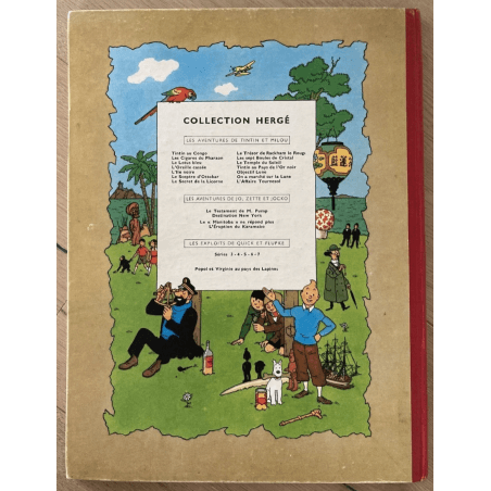  Tintin T.18 / Hergé / The case of Tournesol (B20) / C / EO / (1956)