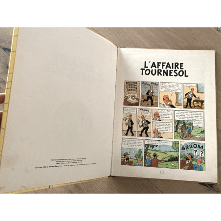  Tintin T.18 / Hergé / The case of Tournesol (B20) / C / EO / (1956)