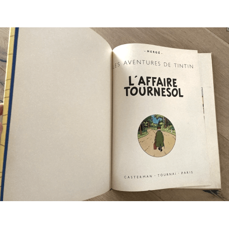  Tintin T.18 / Hergé / The case of Tournesol (B20) / C / EO / (1956)