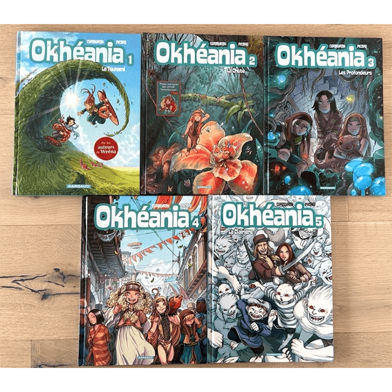 Okhéania T.01 to T.05 / Complete series / 5x C / EO / (2008/2012)