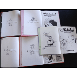 De Bidochon T.01 tot en met T.07 / Binet / 5x handtekening - 7x C - EO/Ré - (1984/1999)
