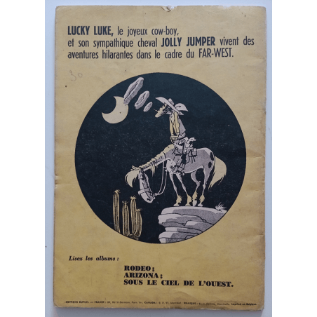  Lucky Luke T.01 / Dick Digger Gold Mine / Morris / B / 2nd Edition / (1954)