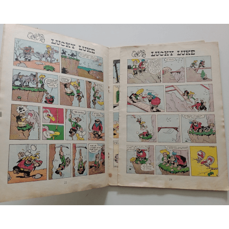  Lucky Luke T.01 / Dick Digger Gold Mine / Morris / B / 2nd Edition / (1954)