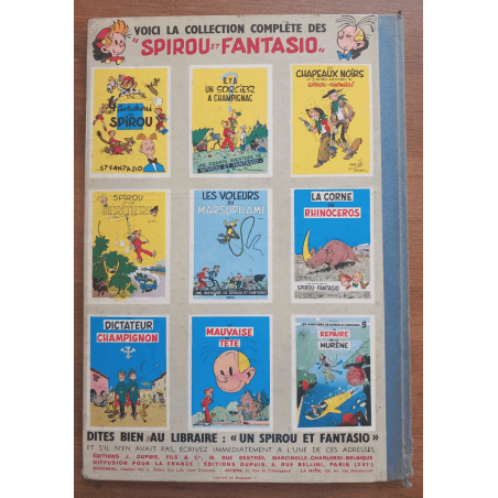 Robbedoes en Kwabbernoot Dl. 10 - De Piraten van de Stilte / Franquin / C / 1 Album / EO / 1958