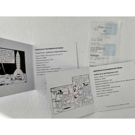 Kuifje / Hergé / Moulinsart Beeldje 46957 / Raket (72 cm) + Beeldjes 46305 - (2014/2015)