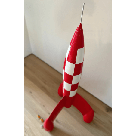 Tintin / Hergé / Statuette Moulinsart 46957 / Rocket (72 cm) + Figures 46305 - (2014/2015)