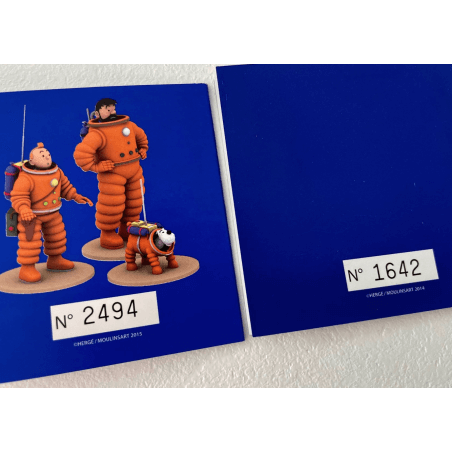 Tintin / Hergé / Statuette Moulinsart 46957 / Rocket (72 cm) + Figures 46305 - (2014/2015)