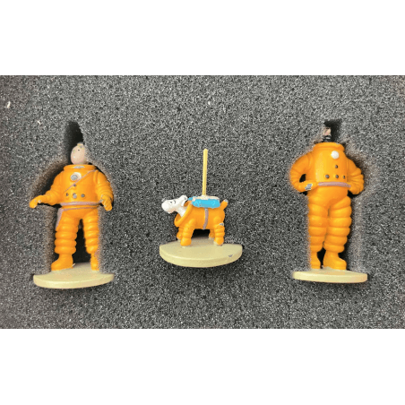 Tintin / Hergé / Statuette Moulinsart 46957 / Rocket (72 cm) + Figures 46305 - (2014/2015)