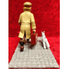 Tintin / Hergé / Moulinsart Ref 45994 / Tintin en Milou koffer - Ze komen - geplaveide voet - (2022)