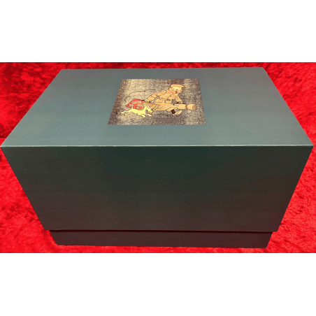 Tintin / Hergé / Moulinsart Ref 45994 / Tintin and Milou suitcase - They arrive - paved base - (2022)