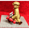 Tintin / Hergé / Moulinsart Ref 45994 / Tintin and Milou suitcase - They arrive - paved base - (2022)