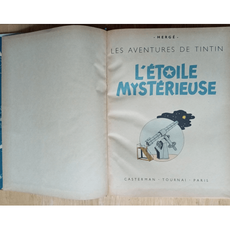  Tintin T.10 / Hergé / The mysterious star (A23) / C / (1944)