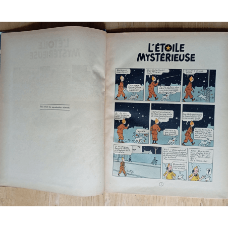  Tintin T.10 / Hergé / The mysterious star (A23) / C / (1944)