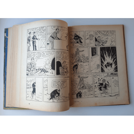 Kuifje Dl. 6 / Hergé / Het gebroken oor (A18, grote afbeelding) - C - Zwart-wit - Heruitgave (1942)
