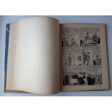 Kuifje Dl. 6 / Hergé / Het gebroken oor (A18, grote afbeelding) - C - Zwart-wit - Heruitgave (1942)