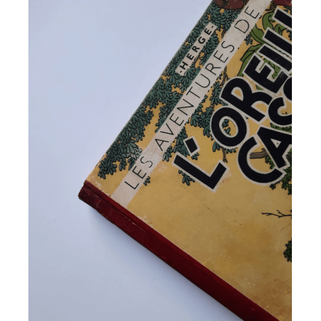 Kuifje Dl. 6 / Hergé / Het gebroken oor (A18, grote afbeelding) - C - Zwart-wit - Heruitgave (1942)