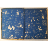 Tintin T.06 / Hergé / The broken ear (A18, large image) - C - N&B - Reissue (1942)