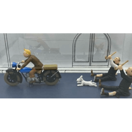 Tintin / Hergé / Car 1/24 / Tintin's motorcycle - Ottokar's Sceptre - (2021)