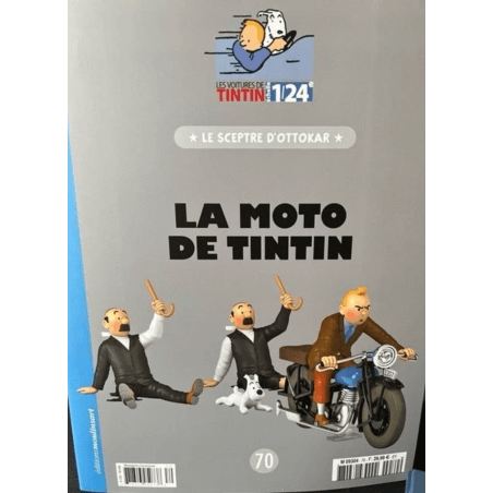 Tintin / Hergé / Car 1/24 / Tintin's motorcycle - Ottokar's Sceptre - (2021)