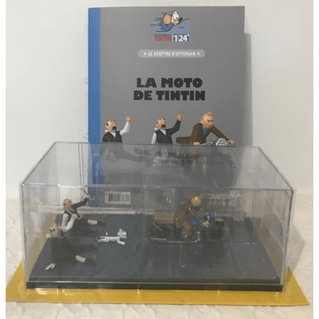Tintin / Hergé / Car 1/24 / Tintin's motorcycle - Ottokar's Sceptre - (2021)