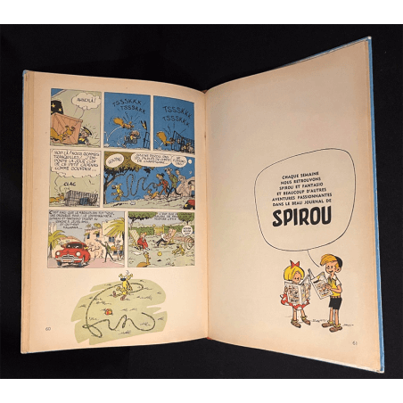 Spirou en Fantasio T.05 / Franquin / Les voleurs du Marsupilami - C - EO Belgisch - (1954)