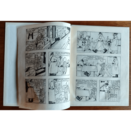 Tintin T.01 / Hergé / Tintin in het land van de Sovjets / C - N&B + Bezoekkaart Hergé - EO - (1930)