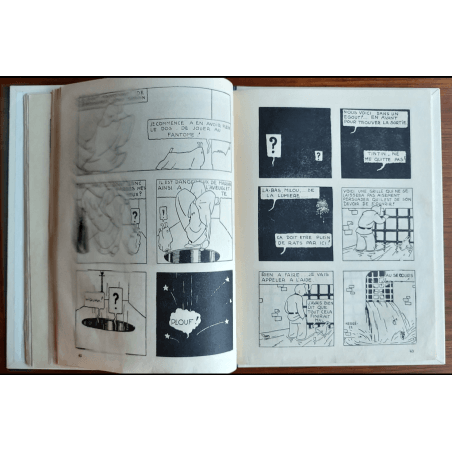 Tintin T.01 / Hergé / Tintin in het land van de Sovjets / C - N&B + Bezoekkaart Hergé - EO - (1930)