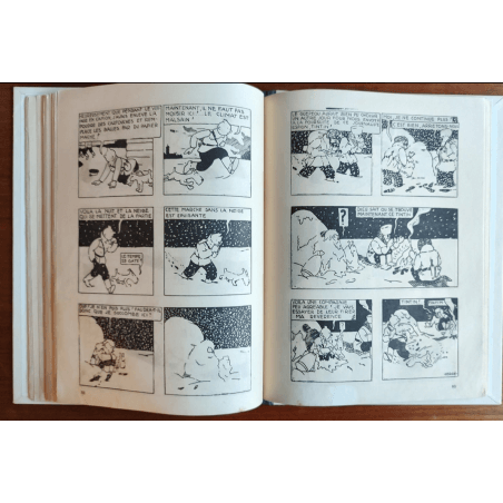 Tintin T.01 / Hergé / Tintin in het land van de Sovjets / C - N&B + Bezoekkaart Hergé - EO - (1930)