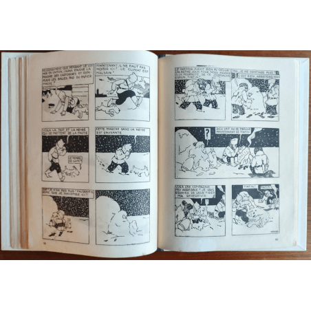 Tintin T.01 / Hergé / Tintin in het land van de Sovjets / C - N&B + Bezoekkaart Hergé - EO - (1930)