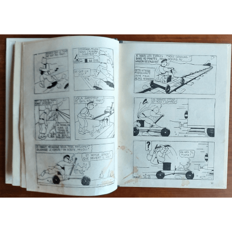 Tintin T.01 / Hergé / Tintin in het land van de Sovjets / C - N&B + Bezoekkaart Hergé - EO - (1930)