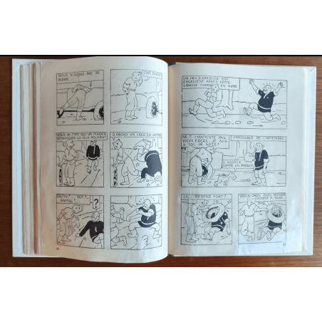 Tintin T.01 / Hergé / Tintin in het land van de Sovjets / C - N&B + Bezoekkaart Hergé - EO - (1930)