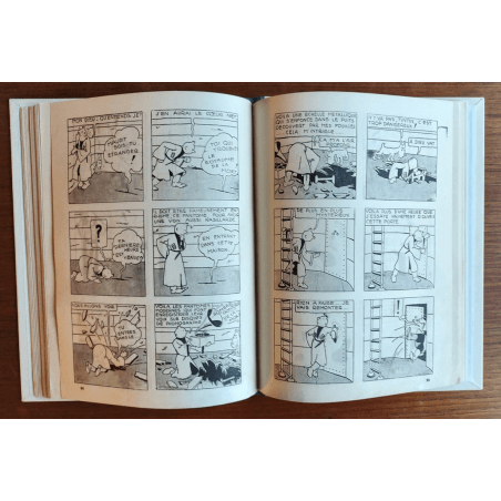 Tintin T.01 / Hergé / Tintin in het land van de Sovjets / C - N&B + Bezoekkaart Hergé - EO - (1930)