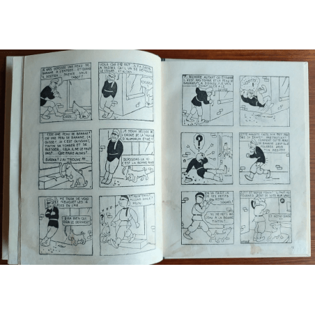 Tintin T.01 / Hergé / Tintin in het land van de Sovjets / C - N&B + Bezoekkaart Hergé - EO - (1930)