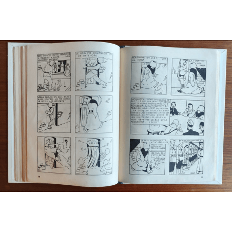 Tintin T.01 / Hergé / Tintin in het land van de Sovjets / C - N&B + Bezoekkaart Hergé - EO - (1930)
