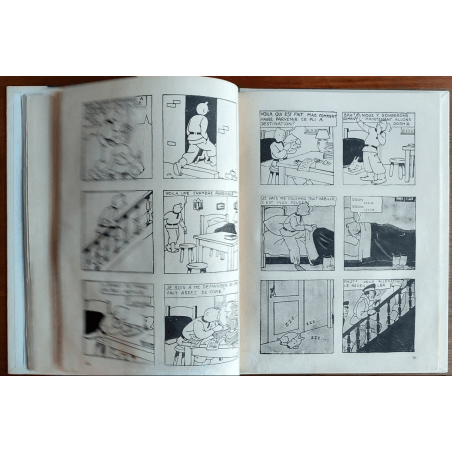 Tintin T.01 / Hergé / Tintin in het land van de Sovjets / C - N&B + Bezoekkaart Hergé - EO - (1930)