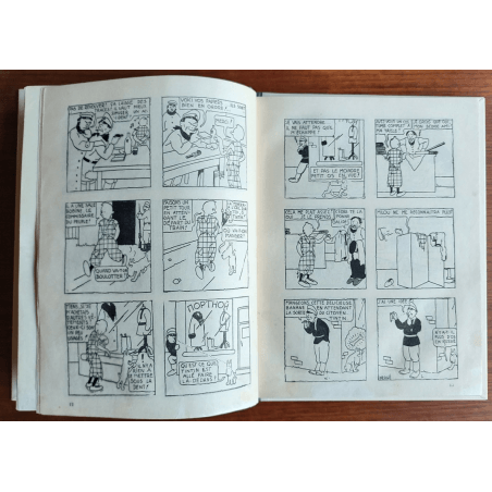 Tintin T.01 / Hergé / Tintin in het land van de Sovjets / C - N&B + Bezoekkaart Hergé - EO - (1930)