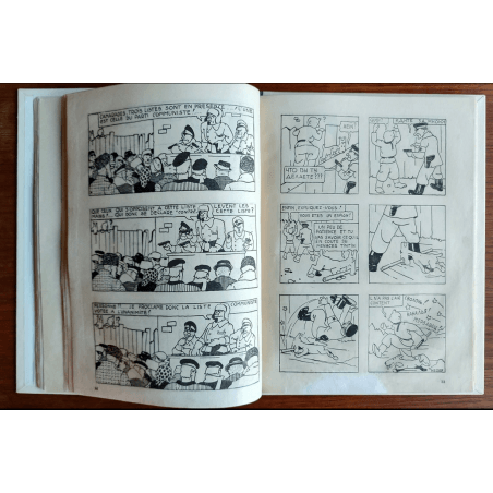 Tintin T.01 / Hergé / Tintin in het land van de Sovjets / C - N&B + Bezoekkaart Hergé - EO - (1930)