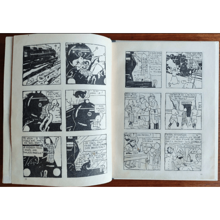 Tintin T.01 / Hergé / Tintin in het land van de Sovjets / C - N&B + Bezoekkaart Hergé - EO - (1930)