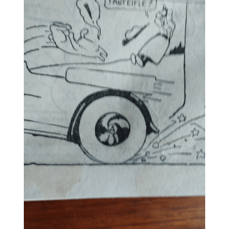 Tintin T.01 / Hergé / Tintin in het land van de Sovjets / C - N&B + Bezoekkaart Hergé - EO - (1930)