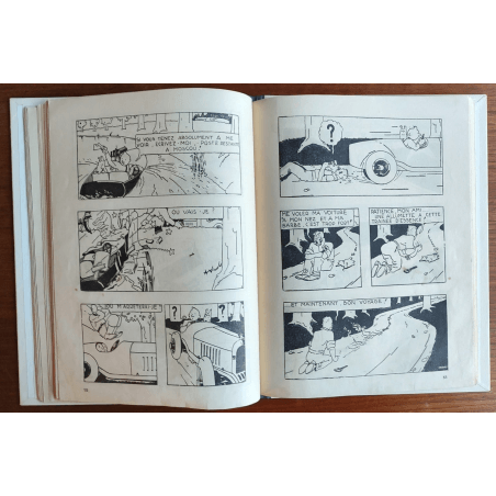 Tintin T.01 / Hergé / Tintin in het land van de Sovjets / C - N&B + Bezoekkaart Hergé - EO - (1930)