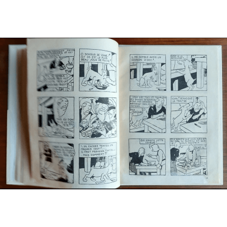 Tintin T.01 / Hergé / Tintin in het land van de Sovjets / C - N&B + Bezoekkaart Hergé - EO - (1930)