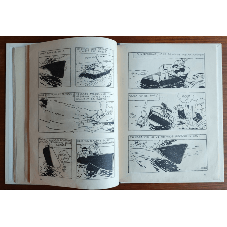 Tintin T.01 / Hergé / Tintin in het land van de Sovjets / C - N&B + Bezoekkaart Hergé - EO - (1930)