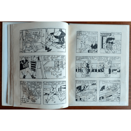 Tintin T.01 / Hergé / Tintin in Soviet Country / C - N&B + Hergé Business Card - EO - (1930)