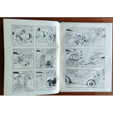 Tintin T.01 / Hergé / Tintin in het land van de Sovjets / C - N&B + Bezoekkaart Hergé - EO - (1930)