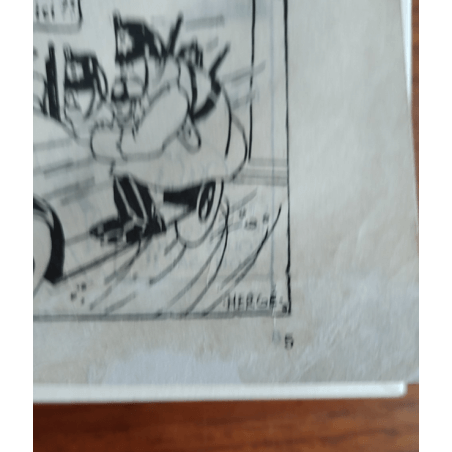 Tintin T.01 / Hergé / Tintin in het land van de Sovjets / C - N&B + Bezoekkaart Hergé - EO - (1930)