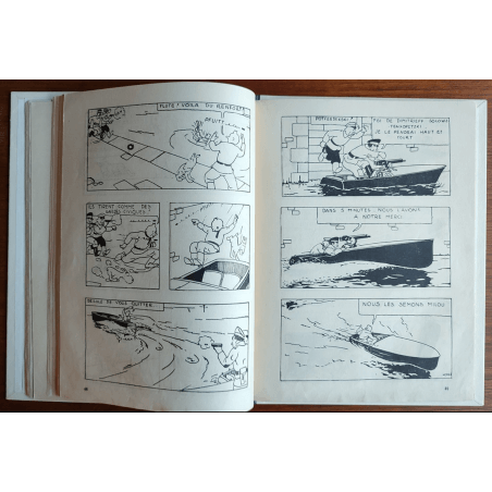 Tintin T.01 / Hergé / Tintin in het land van de Sovjets / C - N&B + Bezoekkaart Hergé - EO - (1930)